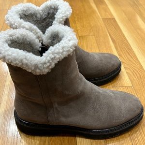 Cozy Brown Suede Women's Boots